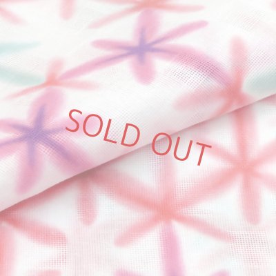 画像4: 【訳あり】子供浴衣 “式部浪漫”ブランド 女の子浴衣 単品 130サイズ【赤系、麻の葉】