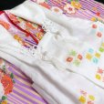 画像4: 七五三 着物  “式部浪漫”ブランド 3歳女の子の着物フルセット(正絹)【紫、雪輪】 (4)