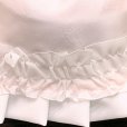 画像5: お宮参り 女の子 赤ちゃん用 日本製 正絹 よだれかけ 帽子 小物 ４点セット【薄ピンク】 (5)
