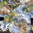 画像4: お宮参り 男の子 着物 正絹  赤ちゃんのお祝い着 (初着 産着） 熨斗目 襦袢付き 日本製【黒地、鷹と軍配】