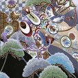 画像4: お宮参り 男の子 着物 正絹  赤ちゃんのお祝い着 (初着 産着） 熨斗目 襦袢付き【黒地、真田六文銭兜】