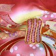 画像5: お宮参り 着物 女の子 赤ちゃんのお祝い着 日本製 産着 初着 正絹 襦袢付き【赤、束ね熨斗】