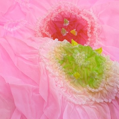 画像6: 女の子浴衣 へこ帯セット 90サイズ こども浴衣 絞り染め兵児帯 セット【黒地ストライプ柄、万寿菊】