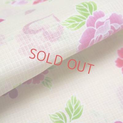 画像4: 子供浴衣 女の子 こども キッズ 子供浴衣 110cm【黄色、薔薇とハート】