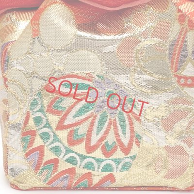 画像4: 七五三 草履 巾着セット 3歳 女の子 子供ぞうりきんちゃく袋 2点セット 草履 18.0cm【朱赤ｘ金、鞠】