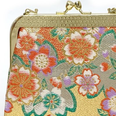 画像4: 七五三 草履 バッグセット 7歳 女の子 子供ぞうりバッグ 2点セット 草履 21.0cm【ゴールド、桜】
