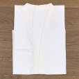 画像2: 【アウトレット品】 肌襦袢 半襦袢 ジュニア 10歳用 子供 和装肌着 インナー【白】 (2)