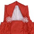 画像3: 七五三 被布コート ３歳女の子用 七五三 被布コート(単品) 合繊【赤】 (3)