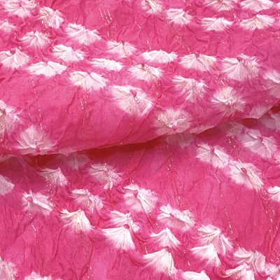 画像4: 【少し訳あり】兵児帯 子供 絞り 金ラメ入り 女の子 浴衣帯 へこ帯 約2.4ｍ【濃いピンク】