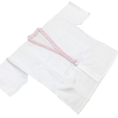 画像3: 【アウトレット品】こども肌着 子供着物用  5歳用 二部式肌着 肌襦袢 東スカート裾除け セット 日本製【濃いピンク】