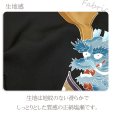 画像6: 七五三 5歳男の子 正絹 フルセット  日本製 手描き友禅着物と縞袴セット【黒地、兜】
