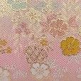 画像3: 七五三 バッグ 子供 金襴生地 バッグ 合繊【ピンク、枝垂れ桜】 (3)