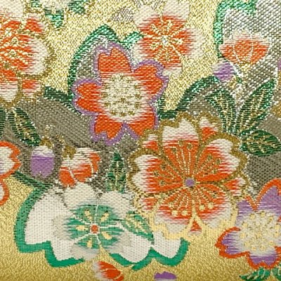 画像3: 七五三 バッグ 子供 金襴生地 バッグ 合繊【金、桜】