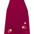 画像5: 卒業式 袴セット 女性用 二尺袖の着物(小振袖 ショート丈)と刺繍袴のセット【黄緑ｘピンク、椿】 (5)