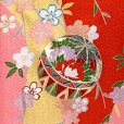 画像6: お宮参り 着物 女の子 正絹 赤ちゃんのお祝い着 日本製 産着 初着 襦袢付き【赤、二つ鞠】