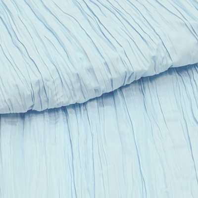 画像6: こども浴衣 女の子 100-130サイズ レース生地 吸汗速乾素材(Cool Pass)使用 くしゅくしゅのしわ兵児帯のセット【ブルー系、金魚】