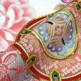 画像7: 七五三 着物 2025年新作 7歳 絵羽柄の四つ身の子供着物(合繊) 単品【白ｘピンク、鼓・花爛漫】