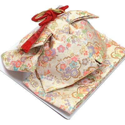 画像8: 七五三 7歳 セット 2025年新作  日本製 合繊 金駒刺繍 絵羽付け女の子着物と作り帯 コーディネートセット【ピンクｘひわ、鼓・花爛漫】