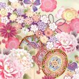画像3: 七五三 着物 7歳 フルセット 女の子 購入 2025年新作 日本製 合繊 金駒刺繍 絵羽付け四つ身の着物と結び帯 コーデセット【淡黄緑ｘ黄色、鼓・花爛漫】
