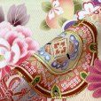 画像7: 七五三 着物 2025年新作 7歳 絵羽柄の四つ身の子供着物(合繊) 単品【淡黄緑ｘ黄色、鼓・花爛漫】