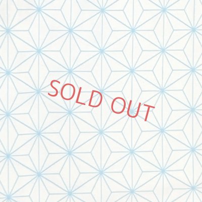 画像3: 初着 新生児用 おくるみ ガーゼのベビーガウン サイズ 50cm 日本製【水色、麻の葉】