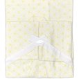 画像2: 初着 新生児用 おくるみ 表地パイルのベビーガウン サイズ 50cm 日本製【黄色、麻の葉】 (2)