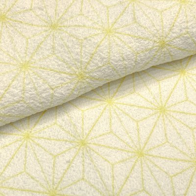 画像4: 初着 新生児用 おくるみ 表地パイルのベビーガウン サイズ 50cm 日本製【黄色、麻の葉】