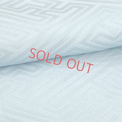 画像8: 七五三 着物 7歳 絵羽柄の古典柄の四つ身の子供着物(合繊) 単品【水色、鞠と梅】