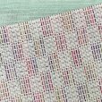 画像3: レディース 浴衣帯 珍しい麻と和紙の混紡素材の小袋帯 夏帯 半幅帯【カラフル市松】 (3)