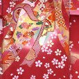 画像5: お宮参り 女の子 着物 正絹 金駒刺繍 日本製 赤ちゃんのお祝い着 （初着 産着） 襦袢付き【赤、束ね熨斗】