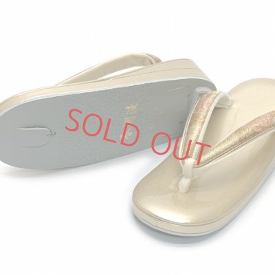 画像3: 女性用 草履 礼装用 日本製 Mサイズ (適応：22.5cm-24.0cm位)【ゴールド系】