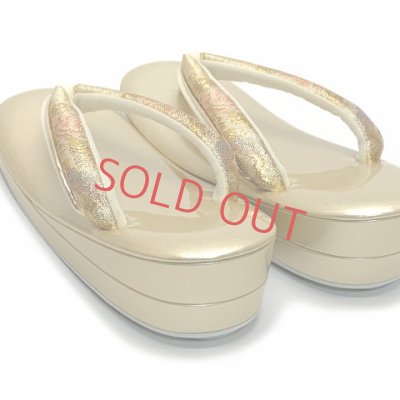 画像4: 女性用 草履 礼装用 日本製 Mサイズ (適応：22.5cm-24.0cm位)【ゴールド系】