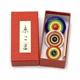 画像4: 京こま 京都の伝統工芸 雀休 手作りの独楽 大中小3色セット【１】 (4)