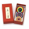 画像4: 京こま 京都の伝統工芸 雀休 手作りの独楽 大中小3色セット【２】 (4)