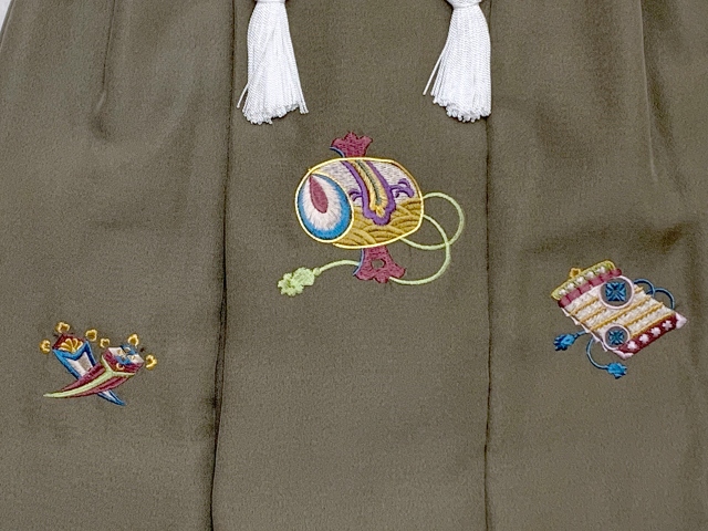 被布コート 単品 七五三 3歳 男の子用 日本製 刺繍入りのの被布(正絹