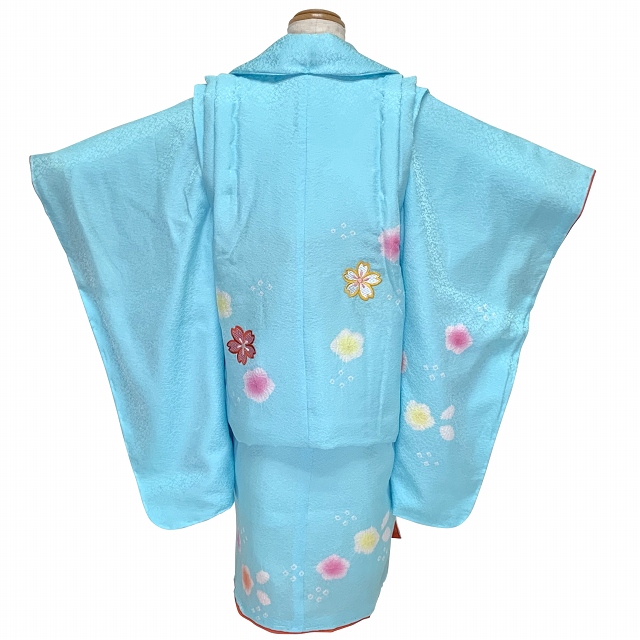 七五三 着物 3歳 フルセット 女の子 日本製 本絞り・刺繍柄の被布 ...