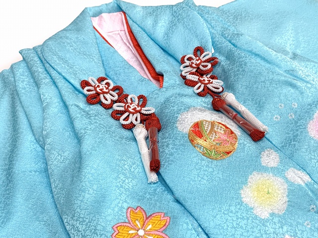 七五三 着物 3歳 フルセット 女の子 日本製 本絞り・刺繍柄の被布 