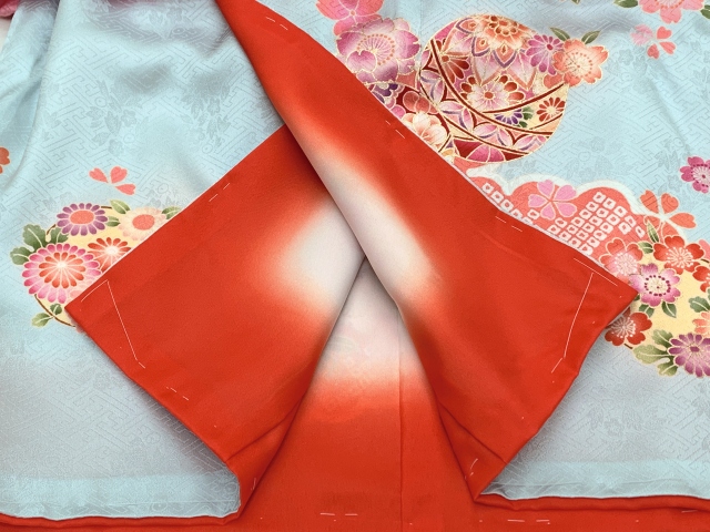 七五三 着物 3歳 フルセット 女の子 正絹 被布セット 日本製【ピンクｘ