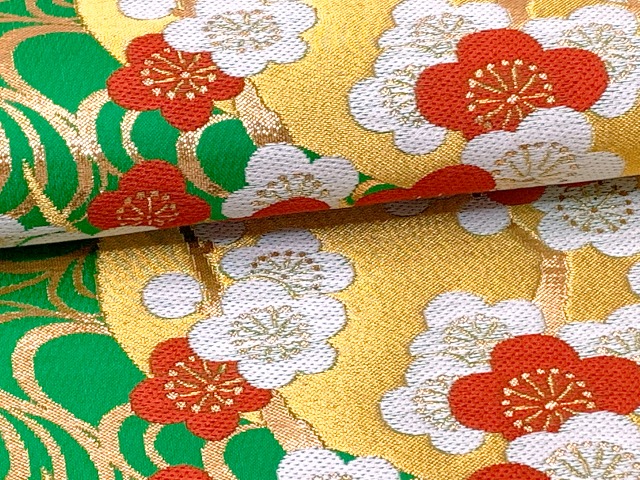 七五三 袋帯 正絹 桐生織 こども・ジュニア用 日本製 全通の女の子用祝 