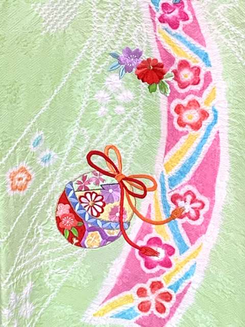お宮参り 女の子 着物 正絹 本絞り 総刺繍 日本製 赤ちゃんのお祝い着 