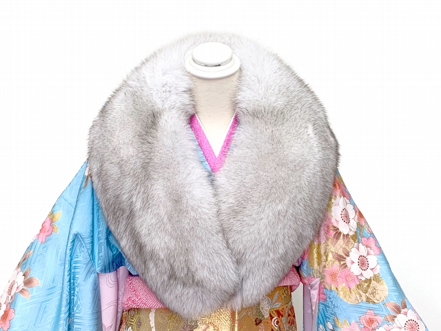 SAGA FOX 高級ショール フォックスファーショール サガ 毛皮 日本製