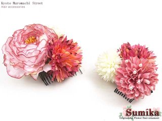“Sumika”アートフラワー・オリジナル髪飾りを12点追加しました。