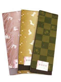 国産のお手入れ簡単な合繊の半幅帯を６本追加しました。