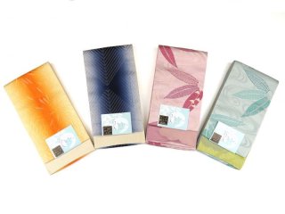 浴衣に　長尺(400cm)の国産小袋浴衣帯を15点追加しました。