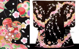 七五三 2013年新作 7歳女の子の着物(正絹)*襦袢付きを追加しました。