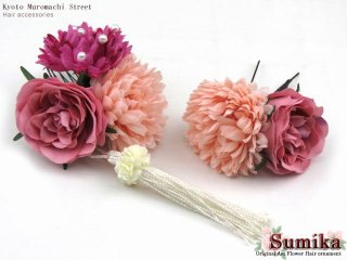 “Sumika”アートフラワー・オリジナル子供髪飾りを９点追加しました。