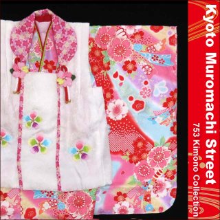 七五三　正絹の３歳女の子用お祝い着物セットを追加しました。