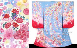 七五三 2013年新作 7歳女の子の着物*襦袢付きを追加しました。