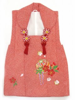 七五三　3歳女の子のお祝いに、安価な被布コートを追加しました。