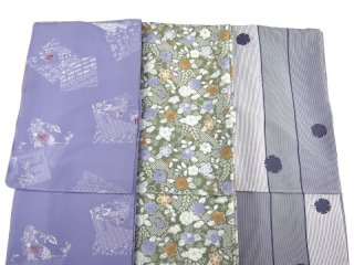 2013年新作 洗える着物 小紋・袷の幅広サイズを追加しました。